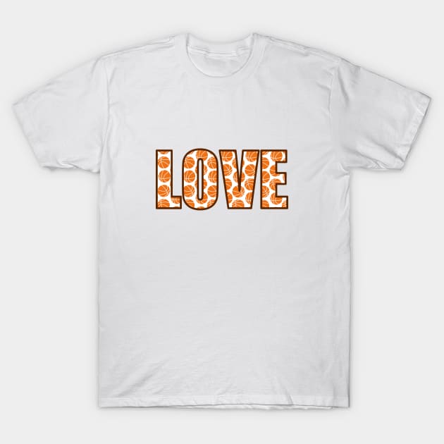 Love basketball T-Shirt by Upper East Side